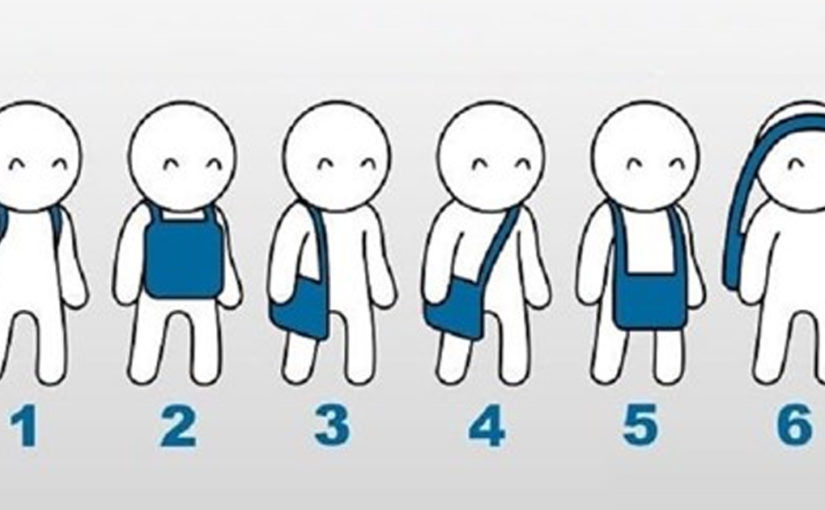 Тест личности по тому, как Вы носите сумку